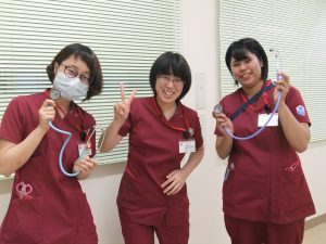 3人の新人看護師